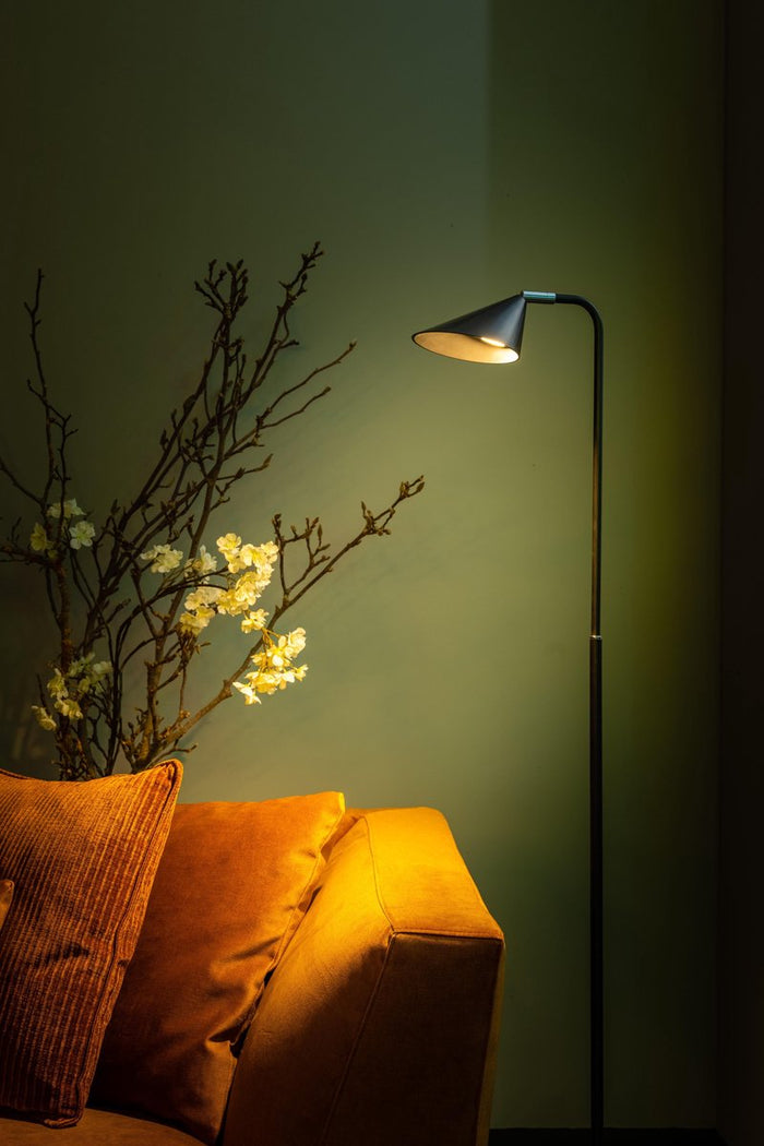 ETH Vloerlamp Galvani LED 3 stappen dimbaar | Oker Geel - Leeslamp