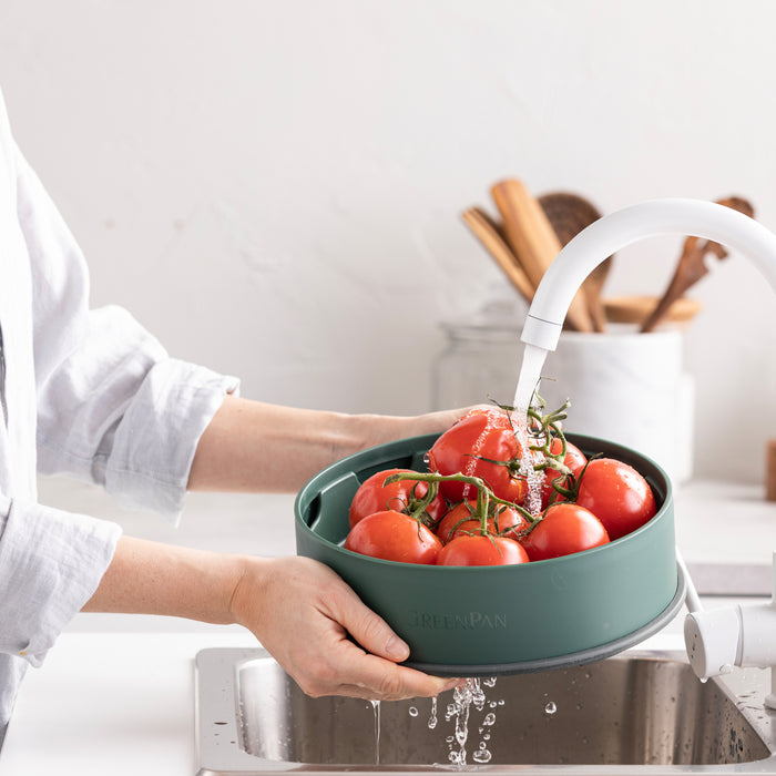 GreenPan Steamy Stoominzet Ø 24 cm - Groen