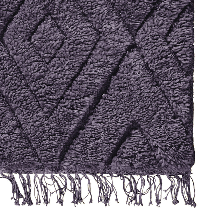 by fonQ Square Vloerkleed 170 x 240 cm - Paars