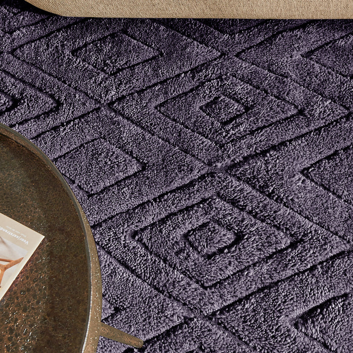 by fonQ Square Vloerkleed 170 x 240 cm - Paars