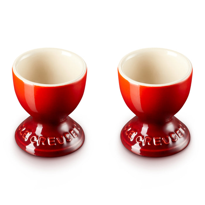 Le Creuset Eierdopjes - 2 st. - Kersenrood