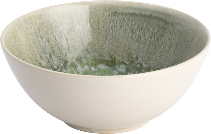 Lite-Body Kom Hermes - 500ml - set van 6 - Groen reliëf