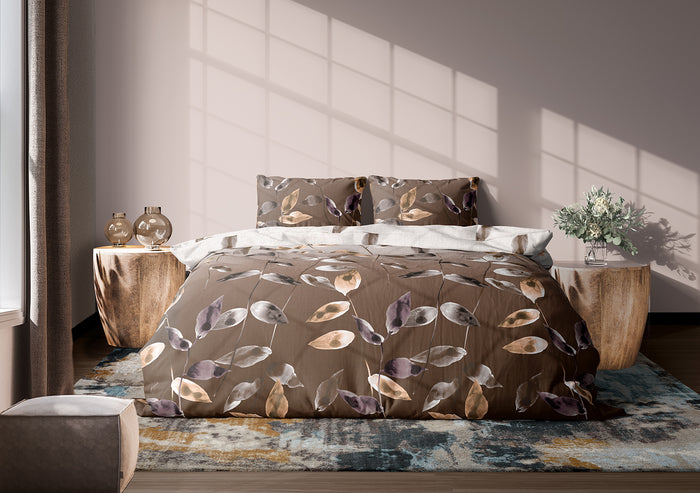 Eleganzzz Dekbedovertrek Micropercal Balu - Bruin