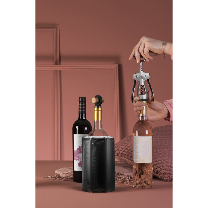 Vacu Vin Winged Corkscrew silver