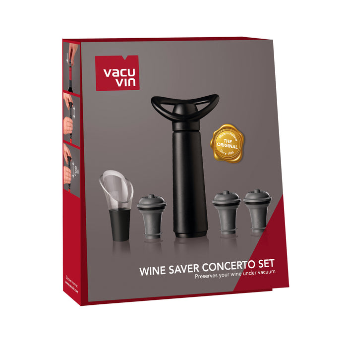 Vacu Vin Wine Saver Concerto Giftset (1 Pump, 3 St,1 Server)