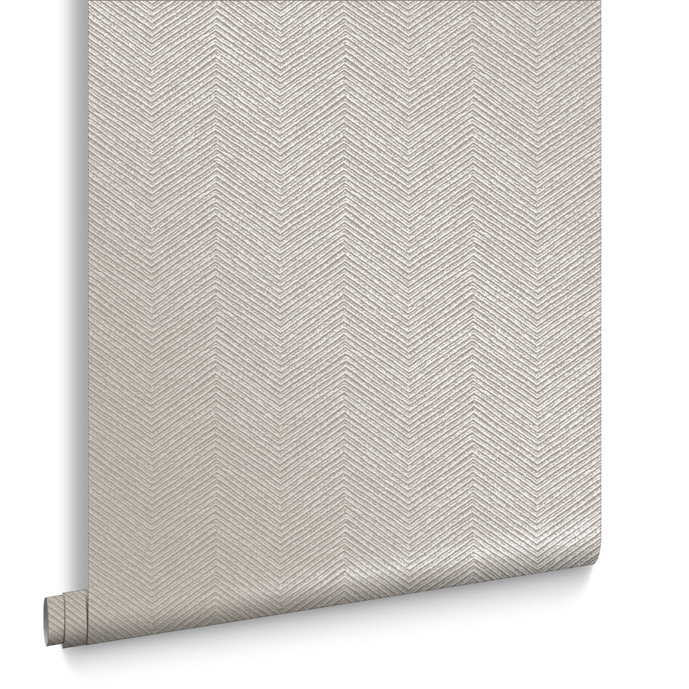 Graham & Brown vliesbehang Chevron Natural wit