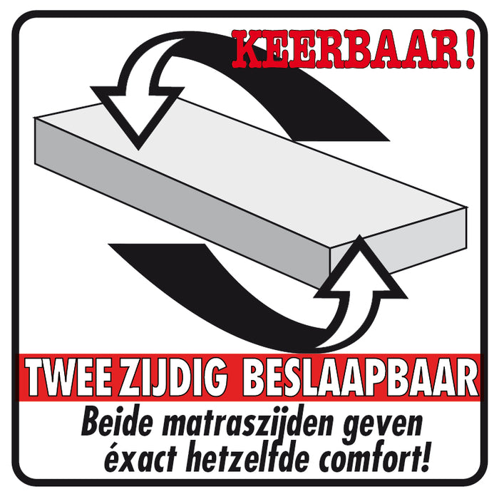 Comforter - Traagschuim Topmatras - 80x200cm