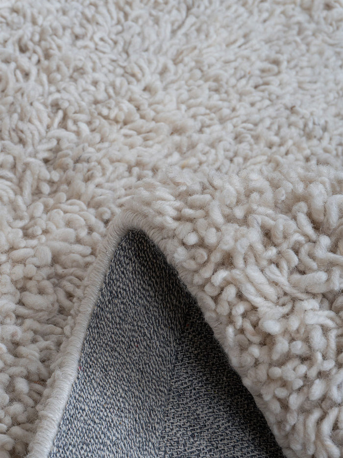 Veer Carpets - Vloerkleed Berbero Pelosa Creme 815 - ø160 cm