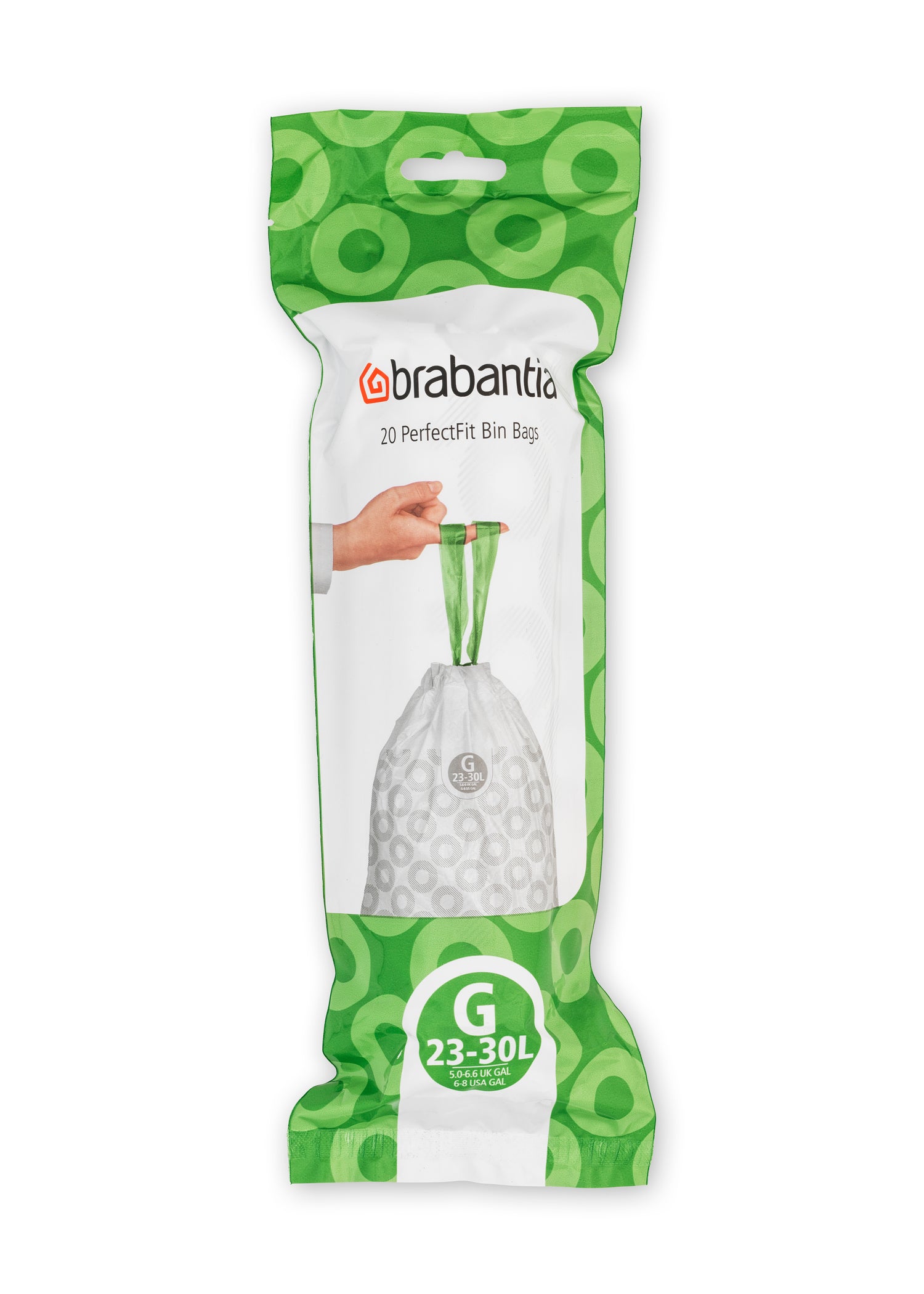 Brabantia Type G PerfectFit Afvalzak 23-30 Liter - 20 zakken