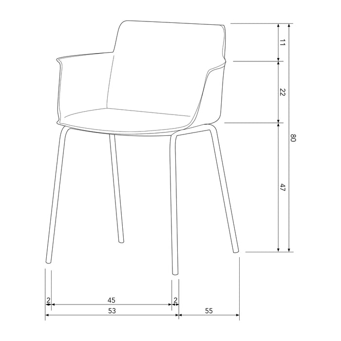 Woood Foppe Stoel Outdoor - Jungle