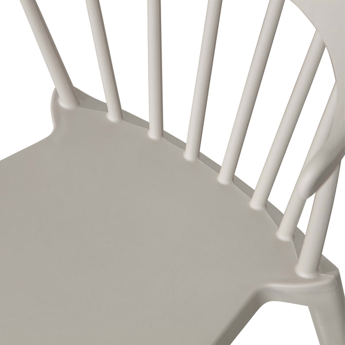 Woood Bliss Spijlenstoel - Mist