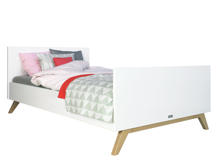 Bopita Lynn twinbed 120x200 - Wit|Naturel