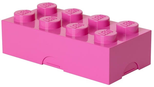 Lunchbox Classic Brick 8, Roze - LEGO