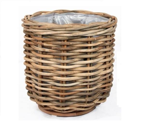 Van der Leeden Rotan Plantenbak L - (D)50 x (H)50 cm