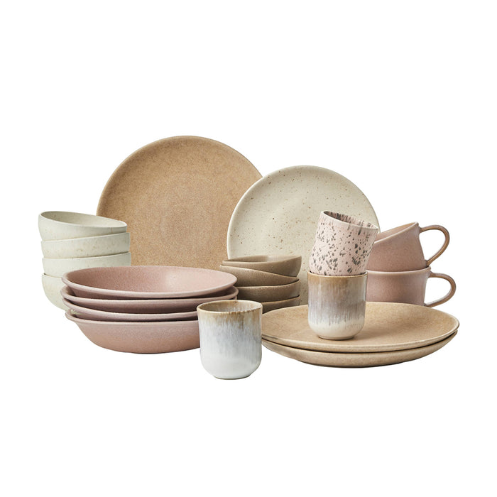 by fonQ Mixed Ceramics Mokken 4st. - 0,2 L - Multicolor