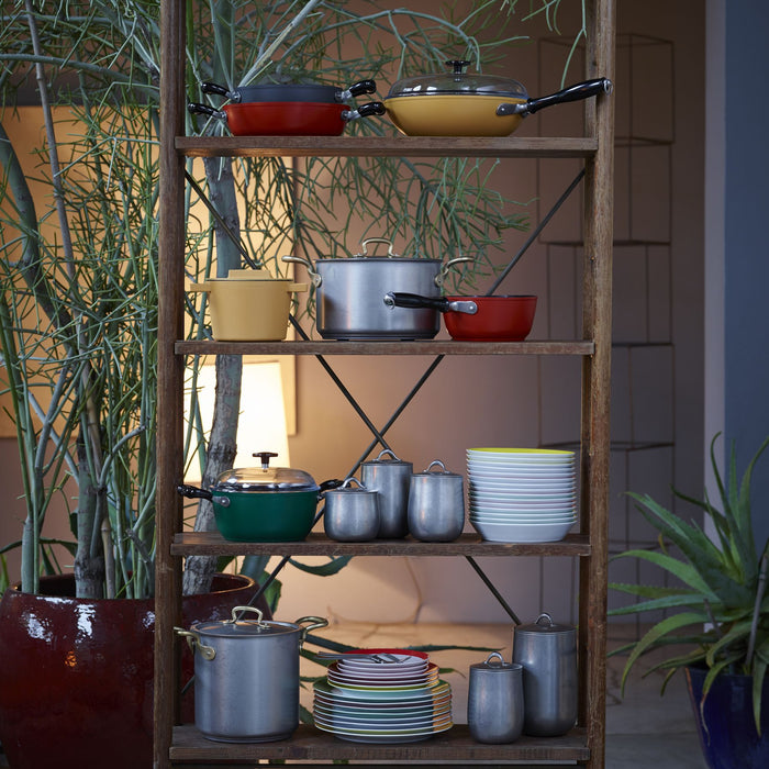Kookpan Vintage extra hoog 20 cm incl deksel - Sambonet