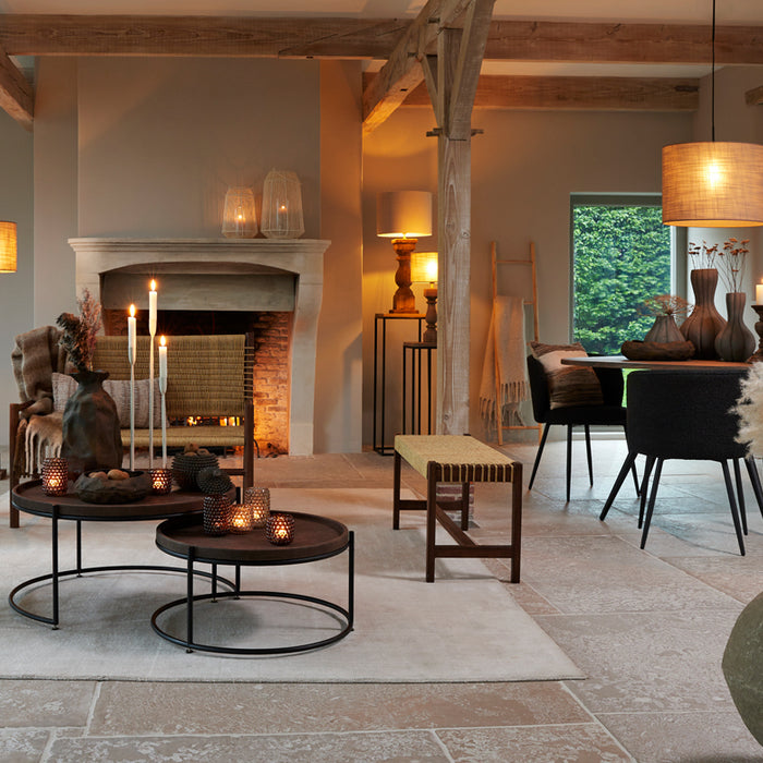 Light & Living - Lampenkap CADEN - Ø50x38cm - Bruin