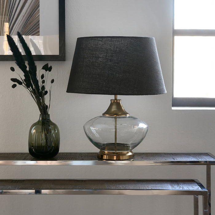 Riviera Maison Linen Lampshade all black 35x45