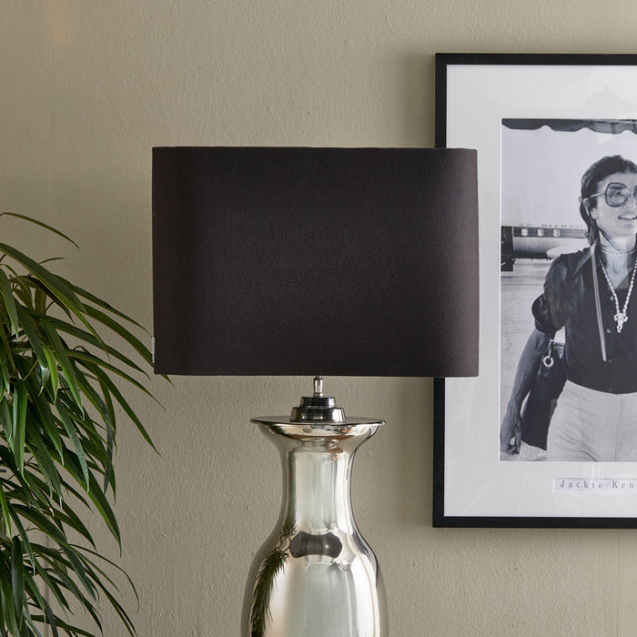 Riviera Maison Lampenkap RM Square Zwart - 35x50 cm