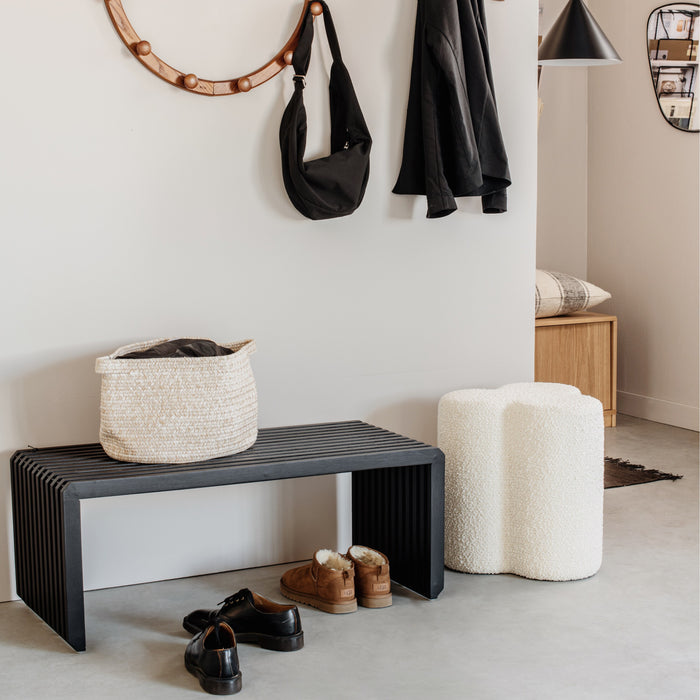 POLSPOTTEN Clover Poef - Beige