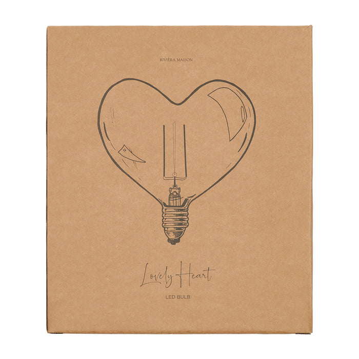 Riviera Maison Lovely Heart Led Bulb 24x11x26