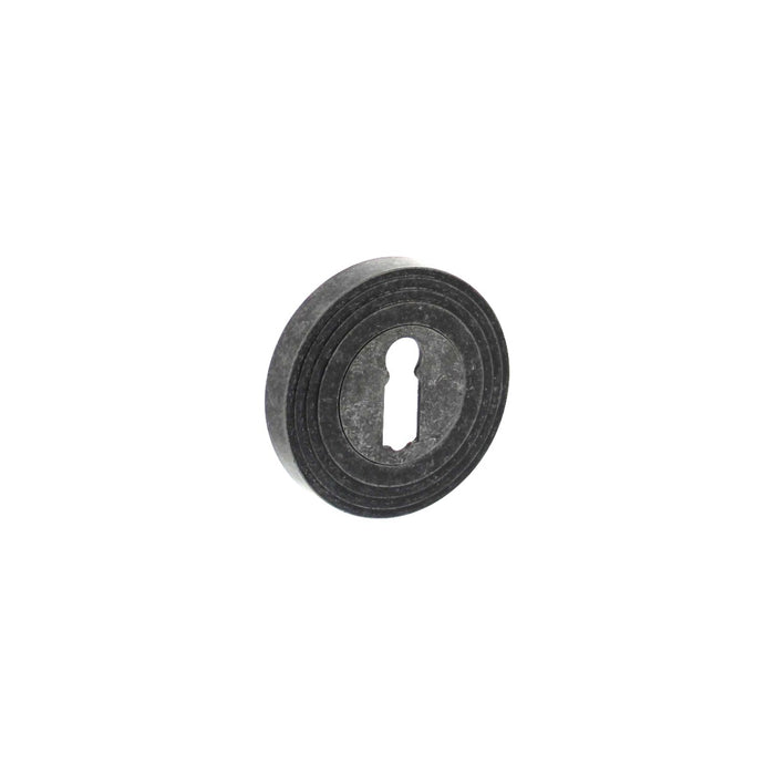 Intersteel Rozet met sleutelgat ø55x10 mm oud grijs