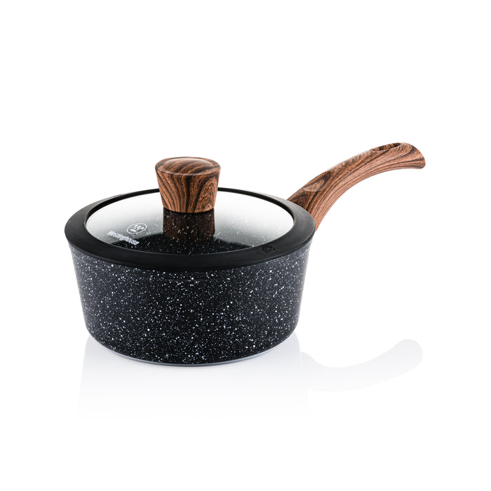 Westinghouse Steelpan 18 cm Black Marble Wood