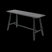Villa Collection Bast houten bankje zwart - 90 x 45 cm