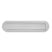 Intersteel Brievenbus ovaal met klep|regenrand rvs geborsteld