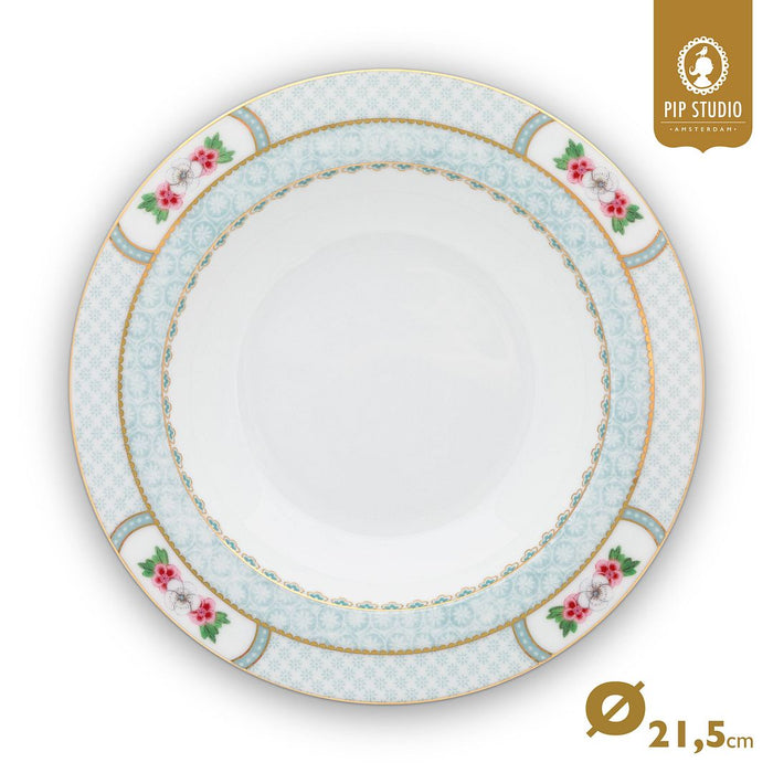 Pip Studio Diepe Borden - Set van 2 - Wit - Blushing Birds - Ø21.5cm