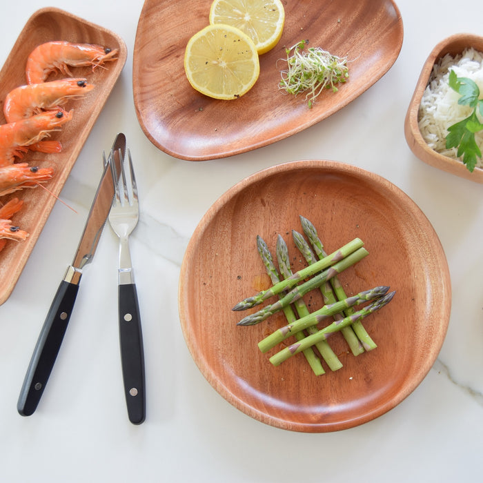 Khaya houten ontbijtbord Ø 20 cm