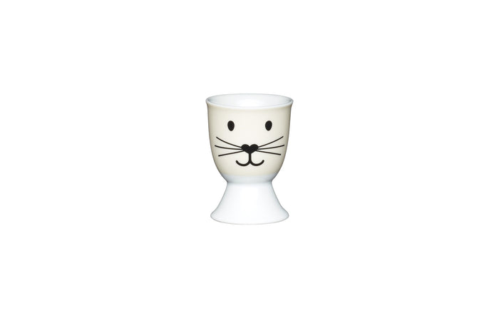 KitchenCraft - Set van 6 - Eierdopje - Kat - KitchenCraft