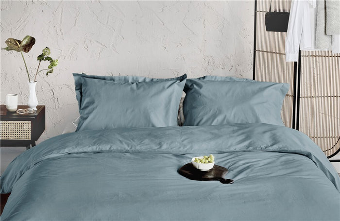 Walra - Dekbedovertrek Forever Cotton - 140x220 - Zeeblauw