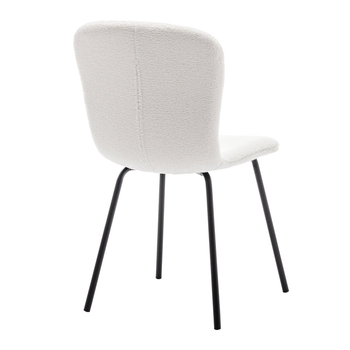Furnihaus Eetkamerstoelen Set van 4 - Luca - Teddy - Creme