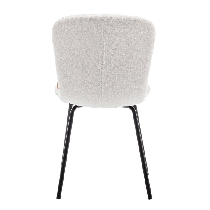 Furnihaus Eetkamerstoelen Set van 4 - Luca - Teddy - Creme