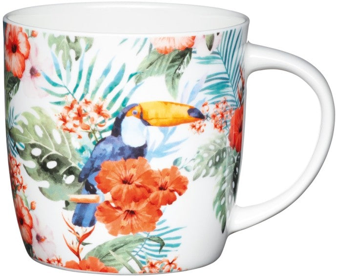 KitchenCraft - Mok Toekan - Porselein, Fine Bone China - 425ml - Kitch