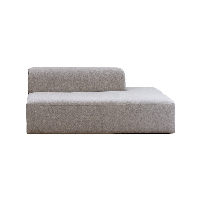 4x6 SOFA X6 zitelement 5 open eind rechts beige melange - 166 cm