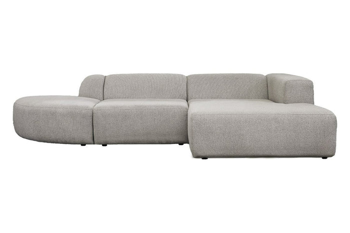 4X6 SOFA X6 modulaire hoekbank J rechts beige melange - 315 cm