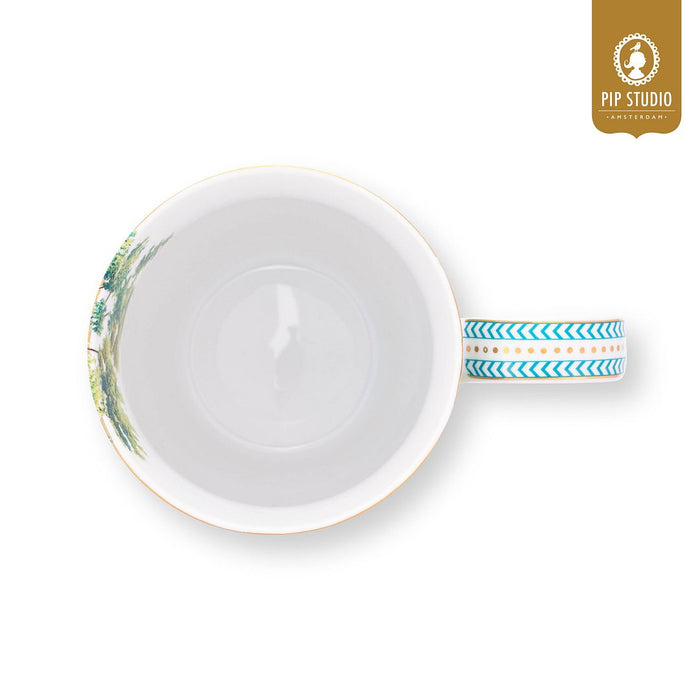 Pip Studio XL Mokken - Set van 4 - Groen - Jolie - 450ml