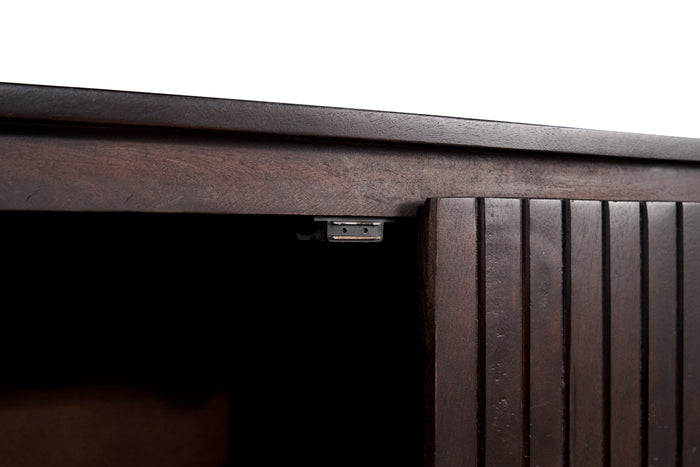 by fonQ Grand Wandkast Donkerbruin Mangohout