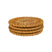 QUVIO Glasonderzetters - set van 4 - Rotan