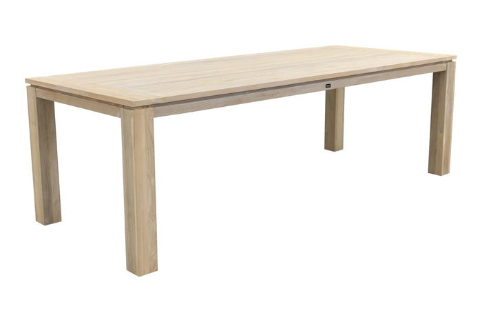 VDG Rome teak tuintafel 240 x 100 cm. - Grey