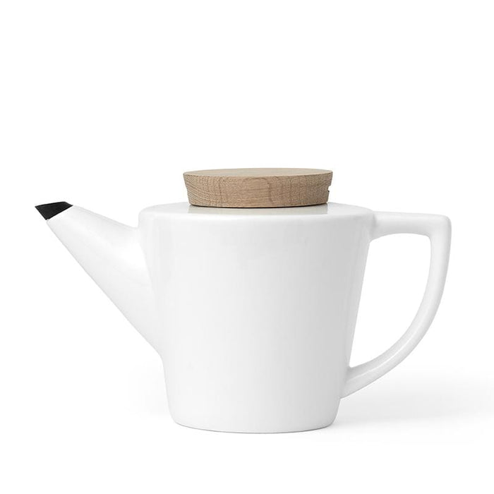 Viva Scandinavia Theepot met filter 1.2 liter Porselein|Hout