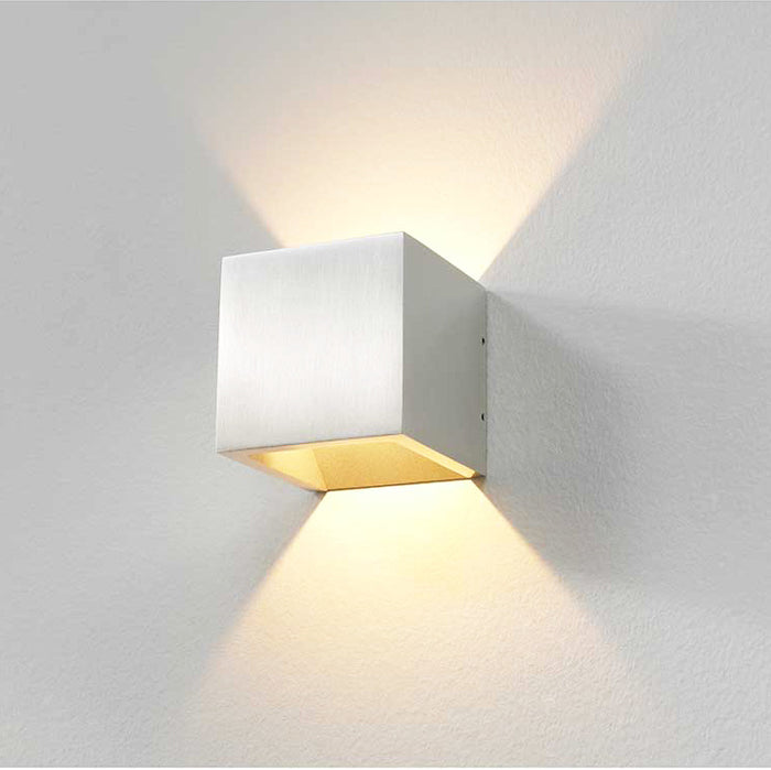 Artdelight Wandlamp Cube Aluminium Led 10 x 10 cm IP54