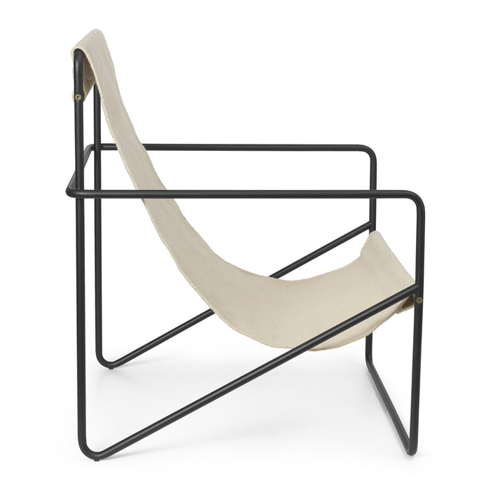 Ferm Living Desert Fauteuil - Black / Cloud