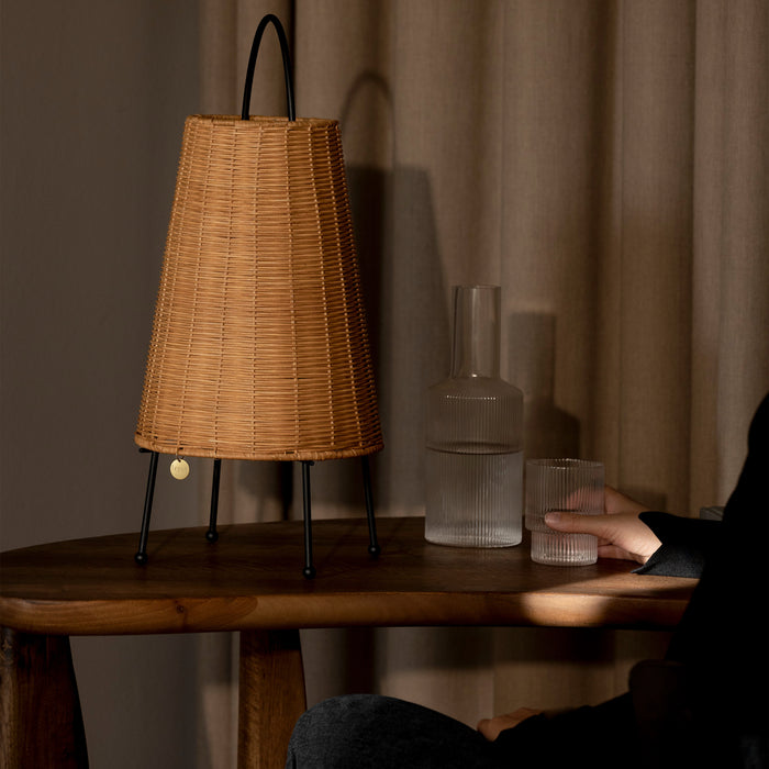 Ferm Living Porti Braided Tafellamp - Natural