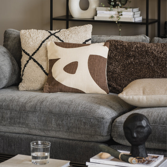 Zuiver Summer 4,5-zitsbank - Antraciet