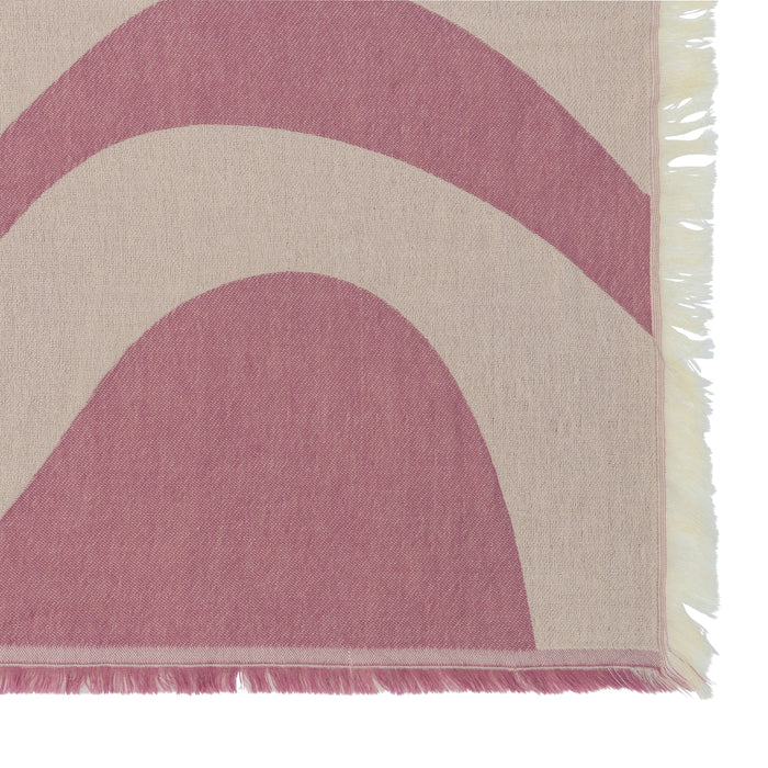 by fonQ Wave Plaid 130 x 200 cm - Roze