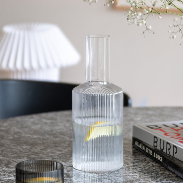 Ferm Living Ripple Karaf 1 L - Clear