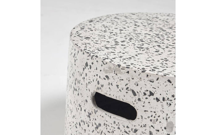 Kave Home - Jenell wit terrazzo koffietafel Ø 52 cm